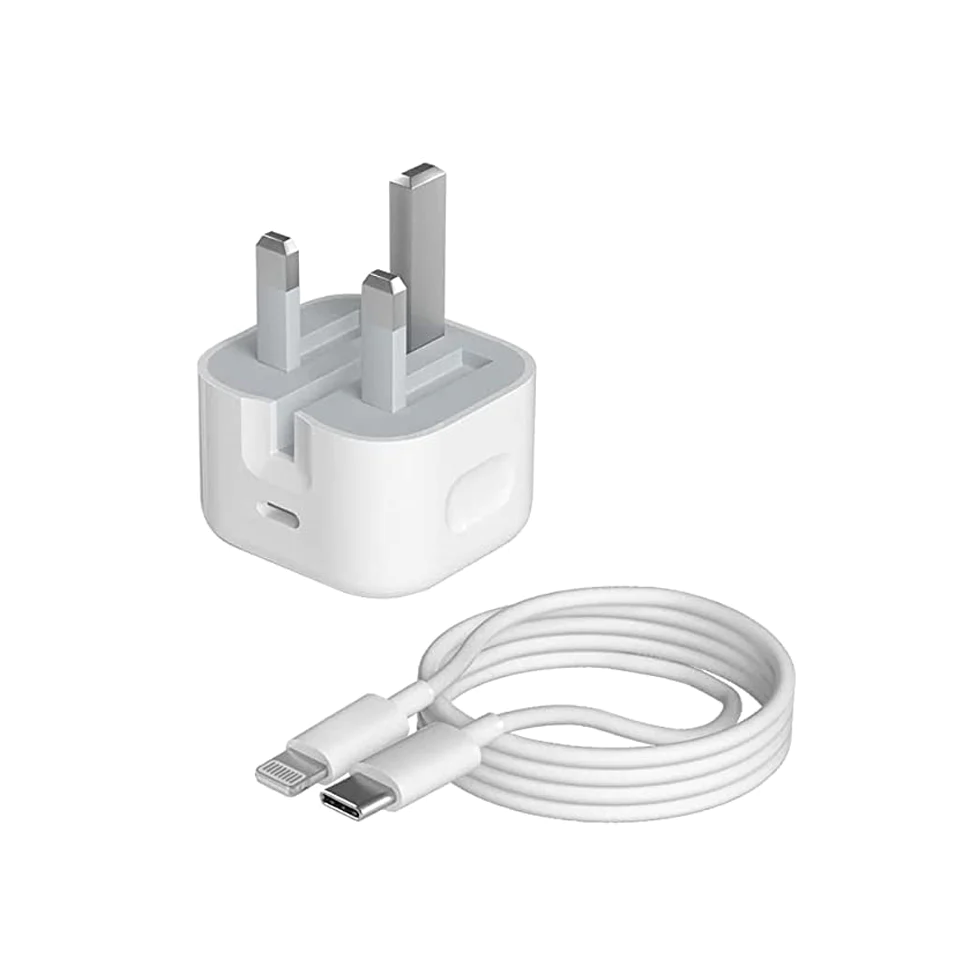 20W PD 3PIN USB-C POWER ADAPTER WITH CABLE CHARGER SCS